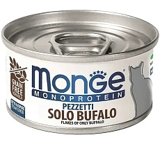 Monge Cat Monoprotein Мясные хлопья из мяса буйвола