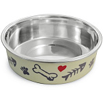 Triol Миска металлическая на резинке 