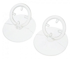 Barbus Присоска с держателем силиконовая, 2 шт