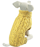 Triol Свитер для собак Косички, горчичный