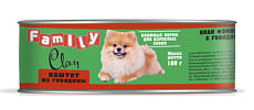 Clan Family Паштет из говядины для собак