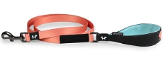 United Pets Поводок Complete me, оранжевый с голубым