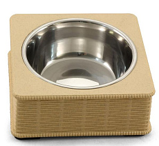 Triol BL28 Миска металлическая с плетением "Бамбук"