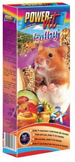 Power Vit Kolby с фруктами/орехами для хомяка, 90 г