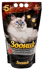 Зооник Наполнитель комкующийся с углём