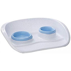 Beeztees Поднос с мисками 13+14 см