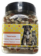 O'dog Чемпион Мясо утки и трески