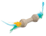 Triol Игрушка NATURAL Гантель с перьями