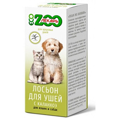 ЭКО ZOOлекарь Очищающий лосьон для ушей, 30 мл