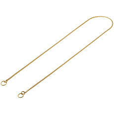 V.I.Pet Цепочка-кобра рывковая золоченая