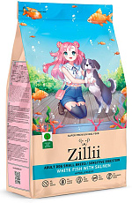 ZILLII Adult Dog Small Breed Sensitive Digestion (Белая рыба, лосось)