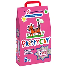 PrettyCat Наполнитель бентонитовый Euro Mix (Алоэ)