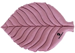 Mr.Kranch Лежанка двухсторонняя Листочек, розовая