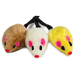 Triol Набор игрушек XW7012 для кошек (3 мыши)