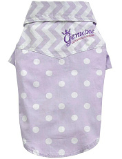 Doggy Dolly Рубашка в горошек лиловая