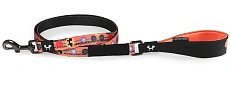 United Pets Поводок Complete me Forever, оранжевый с рисунком