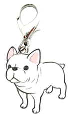 ДиАнКари Подвеска породы Французский бульдог (белый)