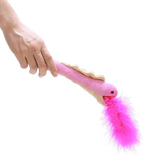 Дразнилка с перьями и хрустящим хвостом "Дракон"