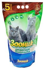 Зооник Наполнитель древесный комкующийся