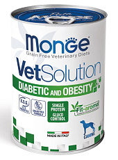 Monge Консервы VetSolution Diabetic & Obesity Dog (Тунец)
