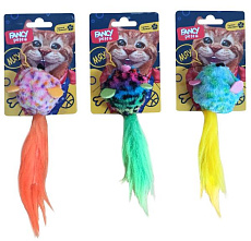 Fancy pets Игрушка для кошек "Шарик-мышь", 5 см