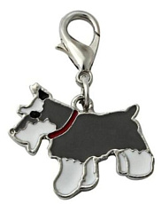 ДиАнКари Подвеска породы Цвергшнауцер (серый)