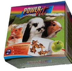 Power Vit Минеральный камень с яблоком, 72 г
