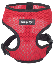 Шлейка регулируемая AmiPlay Scout Air (Красная)