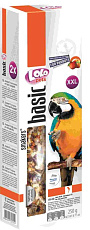 Lolo Pets Smakers Mega (Орехи/Фрукты) для крупн. попугаев, 250 г