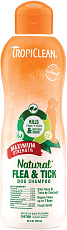 TropiClean Шампунь для собак от блох и клещей MAXIMUM STRENGTH, 355 мл