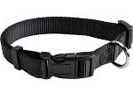 CAMON Ошейник с пластиковой пряжкой, черный