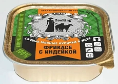 ZooRing Dog Кусочки в желе (Фрикасе с индейкой)