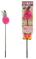 Дразнилка-помпон из овечьей шерсти