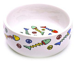 Beeztees Миска фарфоровая с рыбками