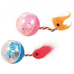 Trixie Мячик пластиковый с колокольчиком