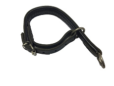 Kinologprofi Ошейник-удавка регулируемый (сталь), кожа CL-033