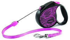 Поводок-рулетка Triol by Flexi Colour Pink трос 5 м (M)