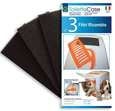 Фильтр для туалета "Set 3 ricambi x filtro toilett"
