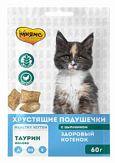 Мнямс Хрустящие подушечки для котят Здоровый котенок