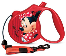 WD1004 Поводок-рулетка Triol "Minnie" трос 5 м (M)