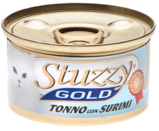Stuzzy Gold Консервы в собств.соку (тунец/краб.палочки)