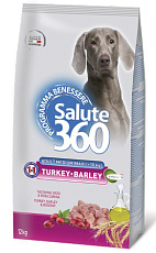 Salute 360 Adult Medium/Maxi (Индейка, ячмень)