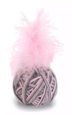 Beeztees Игрушка Мяч с пером MING