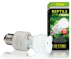 Exo Terra Лампа Reptile UVB100 former UVB5.0 Compact