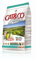 Cat&co Wellness Adult Sterilized (Курица и ячмень)