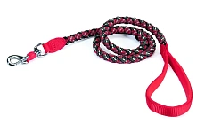 CAMON Поводок крученый светоотражающий, оранжево-чёрный