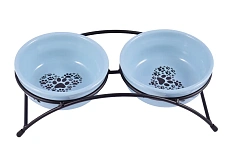 Mr.Kranch Миски на подставке двойные 2x290 мл