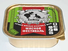 ZooRing Кусочки в желе Мясной фестиваль