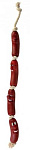 Trixie Набор игрушек для собак Сардельки на верёвке, 4 шт