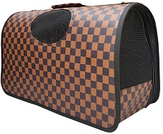 Котики Собачки сумка-переноска "Brown Сhess"